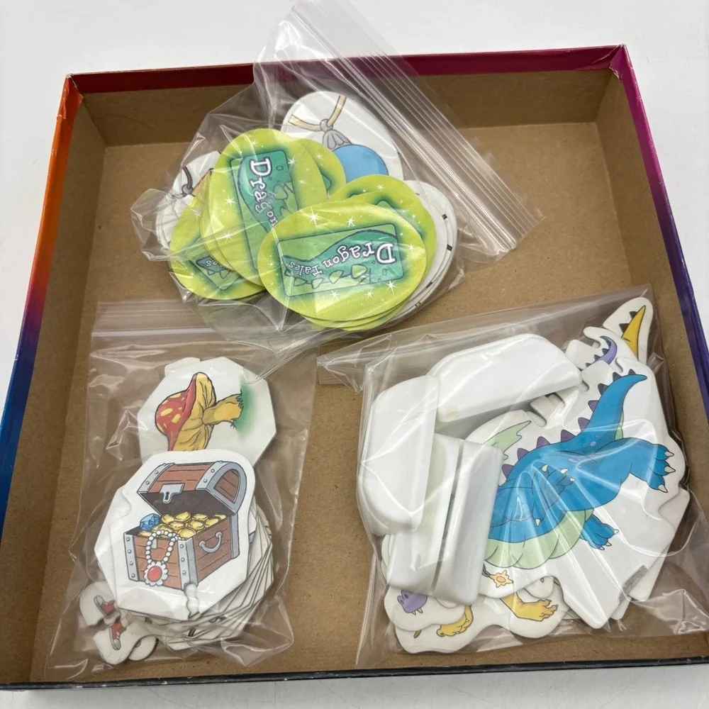 Dragon Tales Matching Game Milton Bradley Hasbro PBS Kids Vintage 99% COMPLETE